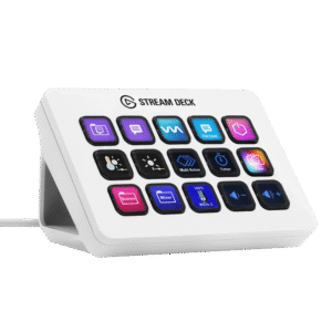 Elgato Stream Deck MK.2 – Studio Controller, 15 macro keys, trigger actions in apps and software like OBS, Twitch, ​YouTube and more, works with Mac and PC, Black