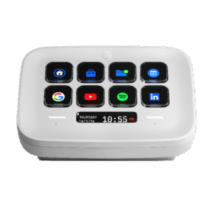 Elgato Stream Deck Neo – 8 Customizable Keys, 2 Touch Points, Speed Through Tasks & Workflows - Control Word, Excel, PowerPoint, Teams, Zoom, Spotify and more, Drag-’n-Drop Setup - Works with Mac & PC