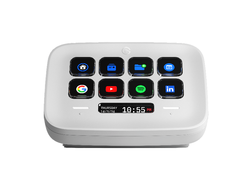 Elgato Stream Deck Neo – 8 Customizable Keys, 2 Touch Points, Speed Through Tasks & Workflows - Control Word, Excel, PowerPoint, Teams, Zoom, Spotify and more, Drag-’n-Drop Setup - Works with Mac & PC