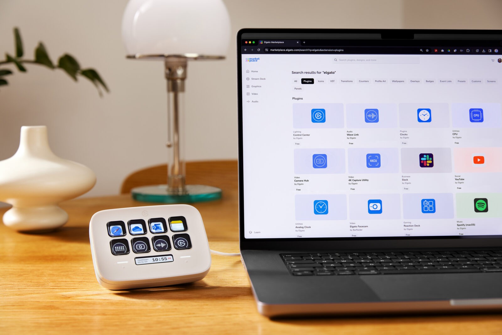 Elgato Stream Deck Neo – 8 Customizable Keys, 2 Touch Points, Speed Through Tasks & Workflows - Control Word, Excel, PowerPoint, Teams, Zoom, Spotify and more, Drag-’n-Drop Setup - Works with Mac & PC - Image 4