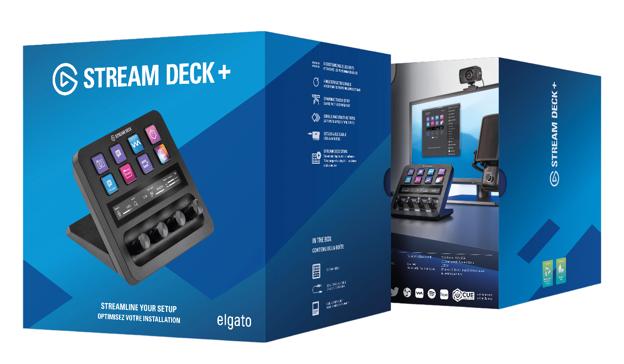 Elgato Stream Deck +, Audio Mixer, Production Console and Studio Controller and for Content Creators, Streaming, Gaming, with customisable touch strip dials and LCD keys, works with Mac and PC - Image 6
