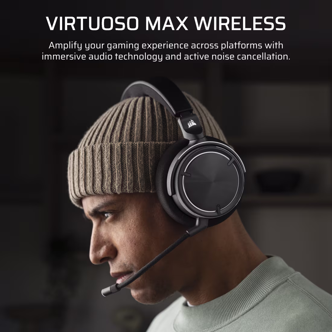 VIRTUOSO MAX Wireless Gaming Headset - BLACK - Image 4