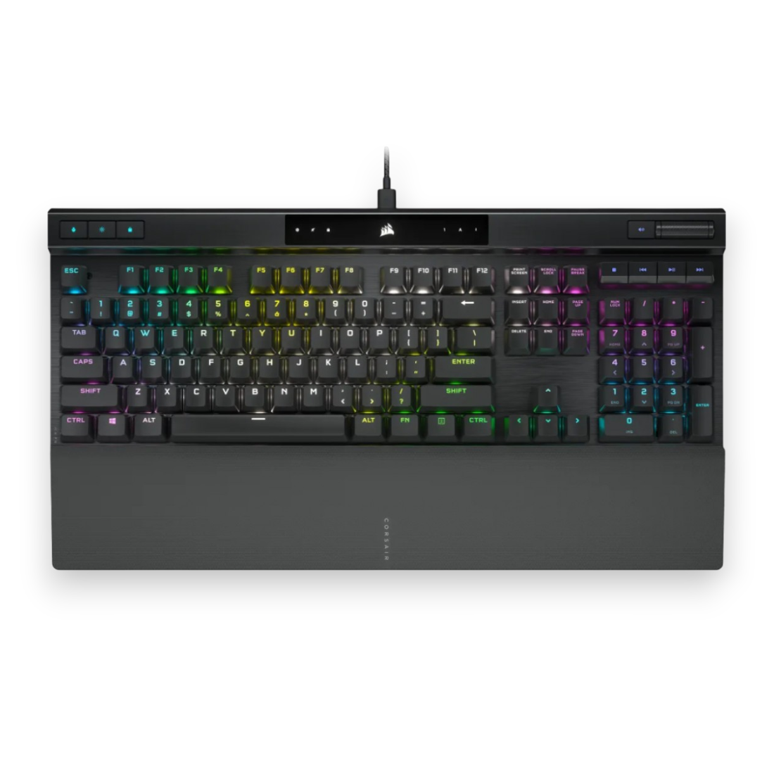 K70 RGB PRO Mechanical Gaming Keyboard with PBT DOUBLE SHOT PRO Keycaps — CHERRY® MX SILENT
